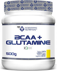Scientiffic Nutrition BCAA-uri + Glutamină Kyowa 500gr Lămâie Scientiffic Nutrition BCAA-uri + Glutamină Kyowa 500gr Lămâie