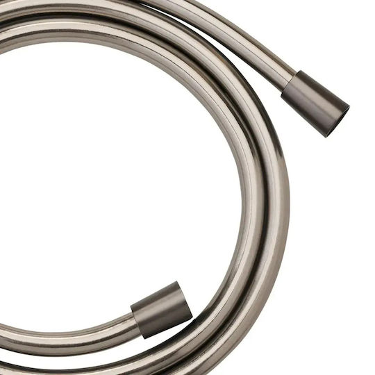 Furtun de dus Crystalflex Gun Metal 150cm Viospiral