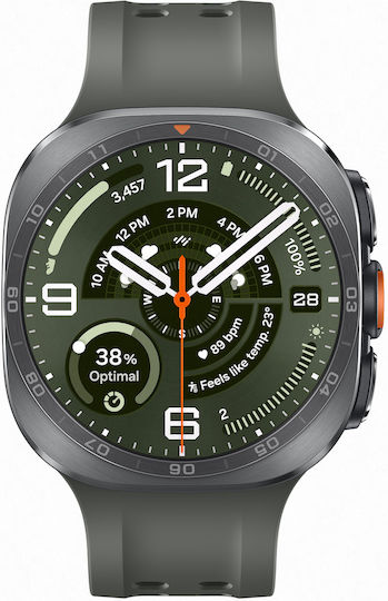 Samsung Galaxy Watch Ultra 2 Titanium 47mm Waterproof with eSIM and Heart Rate Monitor (Titanium Silver)