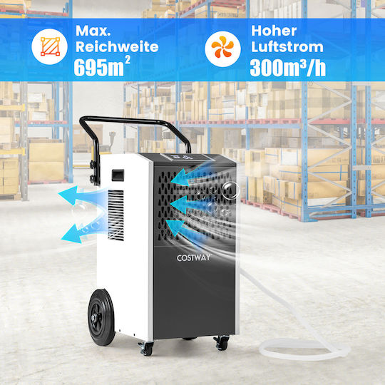 Costway Industrial Electric Dehumidifier 725W