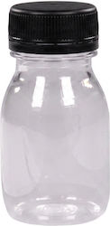 Пластмасови Малки Бутилки Pet с Черен Капак 30ml 10 Бройки