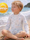 Swim Essentials Kinder Badebekleidung Einteilig Mit Langen Ärmeln Dino