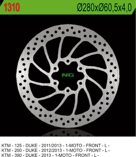 NG Disc De Frână Partea Din Față Pentru Keeway Easy KTM Duke 125 Duke
