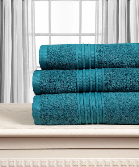 Silk Fashion Πετσέτα Χεριών Opal 40x60εκ. Teal Βάρους 500gr/m²