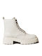 Damen Stiefeletten Weiß