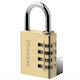 Brass Combination Padlock 40mm