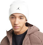 Nike Beanie Unisex Σκούφος Πλεκτός σε Λευκό χρώμα