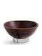 Michael Aram Wooden Brown Salad Bowl 15.24x29.2cm