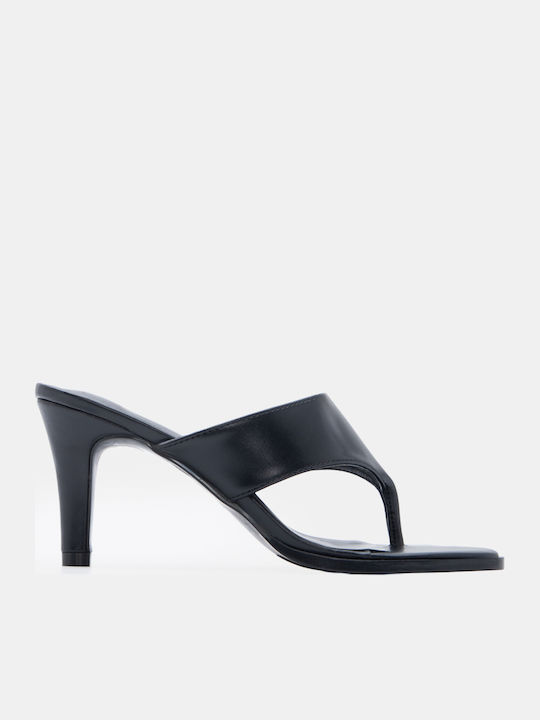 Luigi Black Sandals