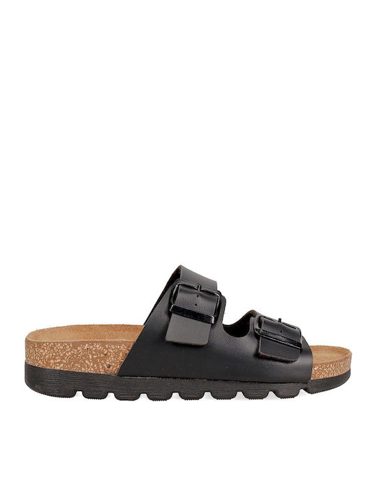 Easy-Walk Black Sandals