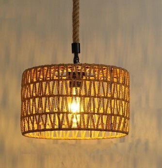 Lumină Suspendată Boho Rețea cu Dulie E27 40x16cm