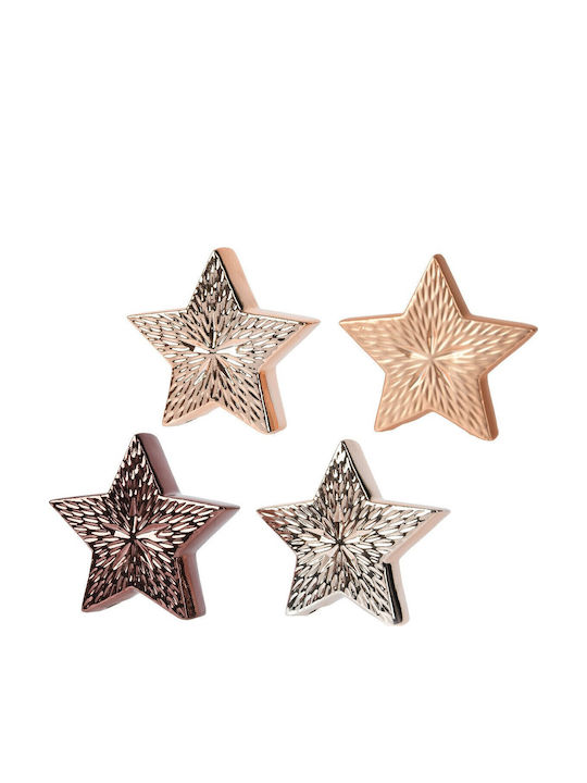 Beauty Home Christmas Plastic Orange Star 11x2.9x12cm