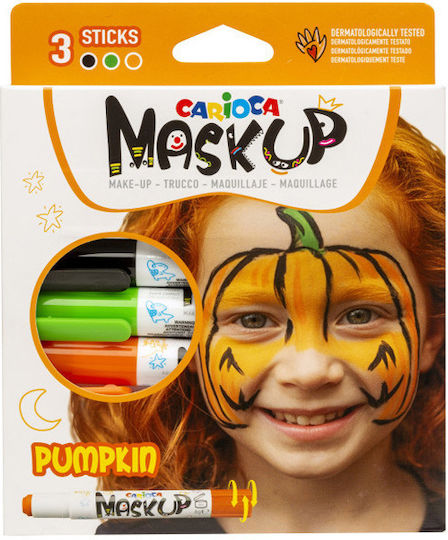 Machiaj pentru față Carioca Mask Up 3 culori Pumpkin 43490