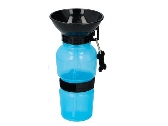 Πλαστικό Μπουκάλι Νερού για Σκύλο 500ml σε Τιρκουάζ Χρώμα