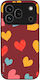 Калъф Sonique Heart Series Honor 600 Pro 5g Бордо
