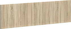 vidaXL Табла за легло Дървена Бежова 180x50cm