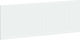 vidaXL Wooden White Bed Headboard 140x50cm
