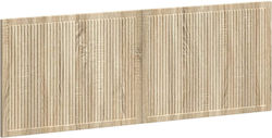 vidaXL Wooden Beige Bed Headboard 140x50cm