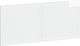vidaXL Wooden White Bed Headboard 120x50cm