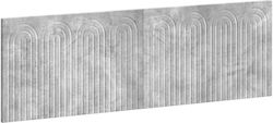 vidaXL Κεφαλάρι Κρεβατιού Ξύλινο Γκρι 160x50cm