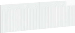 vidaXL Κεφαλάρι Κρεβατιού Ξύλινο Λευκό 160x50cm