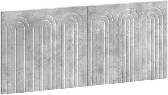 vidaXL Wooden Grey Bed Headboard 120x50cm