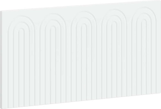 vidaXL Kopfstütze für Betten Hölzernes Weiß 100x50cm