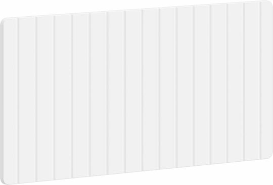 vidaXL Дървена Бяла Табла за Легло 100x50cm