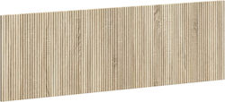 vidaXL Дървена Табла за Легло Бежова 160x50cm