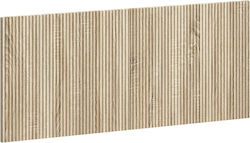 vidaXL Табла за легло Дървена Бежова 120x50cm
