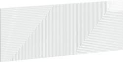 vidaXL Wooden White Bed Headboard 140x50cm