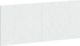 vidaXL Wooden White Bed Headboard 120x50cm