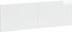 vidaXL Wooden White Bed Headboard 160x50cm