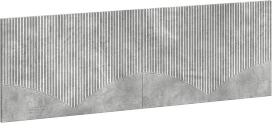 vidaXL Wooden Grey Bed Headboard 160x50cm