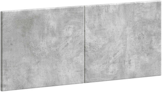 vidaXL Wooden Grey Bed Headboard 120x50cm
