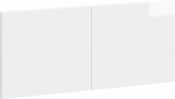 vidaXL Дървена Табла за Легло Бяла 120x50cm