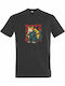 T-shirt Unisex " Catzilla Kaiju Monster Japan Art " Dark Grey