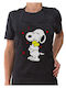 Koupakoupa Snoopy Love Kitchen Apron Black 22x40cm