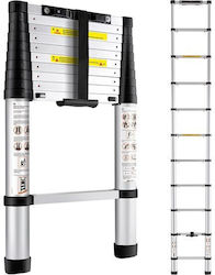 Scară Telescopică Din Aluminiu Simplă Cu 11 Trepte Înălțime Maximă 3.2m Scară Telescopică Din Aluminiu Simplă Cu 11 Trepte Înălțime Maximă 3.2m