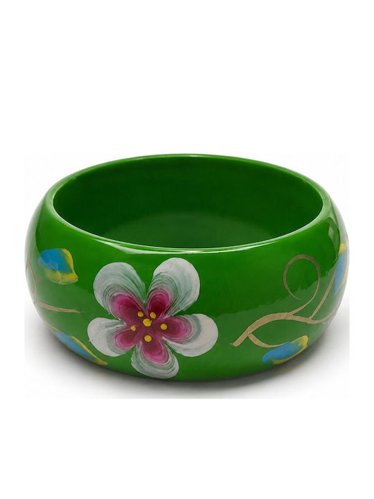 FantazyStores Women's Handcuff Bracelet with Flower Design