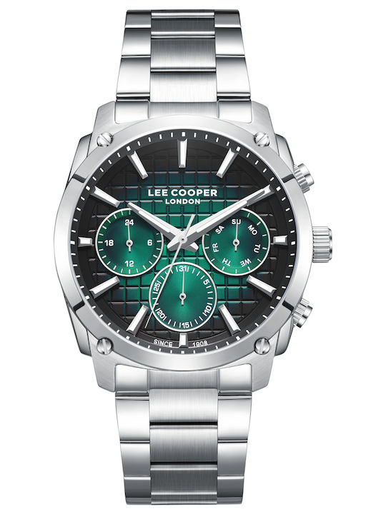 Lee Cooper Men's Watch 42mm Battery with Silver...