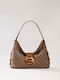 Leder Damen Hobo Tasche Braun