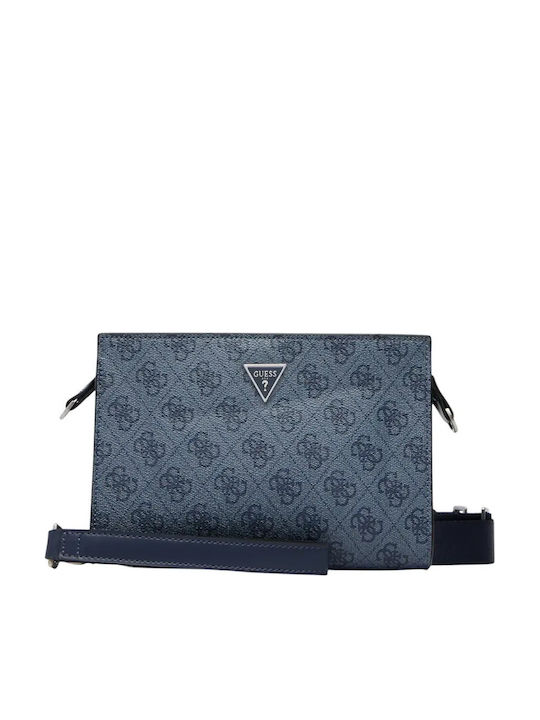 Guess Milano Дамска Чанта С Капак Синя