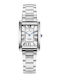 Jacques Du Manoir Women's Watch 23mm Battery with Stainless Steel Bracelet Silver/White
