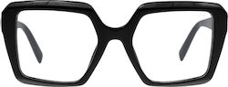 Epoka Spaak C01 Black Acetate Prescription Eyeglass Frames