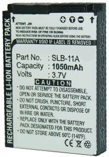 WS Xtreme Power Samsung Slb-11a Kamera-Batterie 3.7V 1050mAh