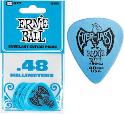Ernie Ball 9181 12er Pack Everlast 0,48mm Blau