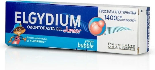 Elgydium Junior Bubble Children's Toothpaste with Bubblegum Flavor 50ml