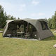 vidaXL Family Camping Tent Storage Green with D...