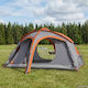 vidaXL Campingzelt Iglu Klettern Grau Mit Doppe...